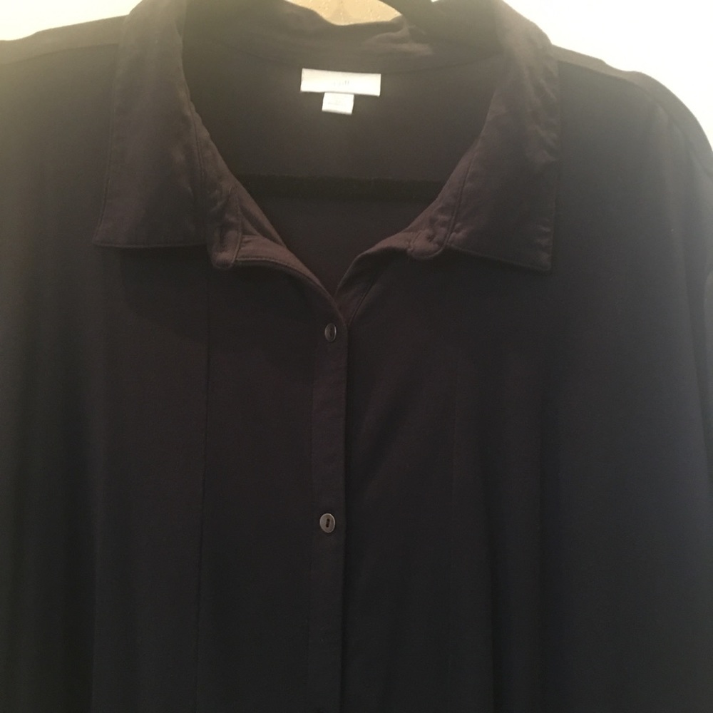 J. Jill Jersey Dress - short sleeve in dark navy